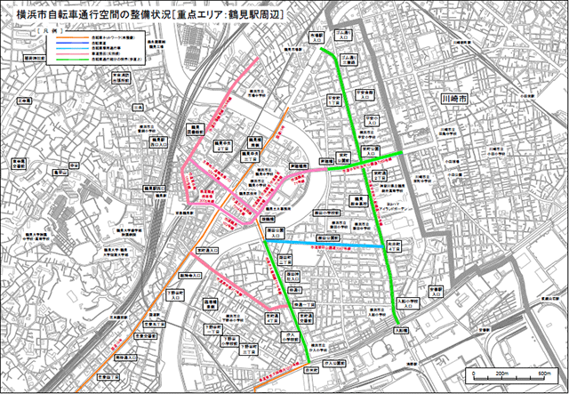 鶴見駅周辺地図PDFへのリンク